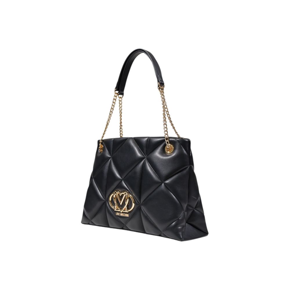 Love Moschino Black Polyurethane Handbag Jc4040pp1m Fw26