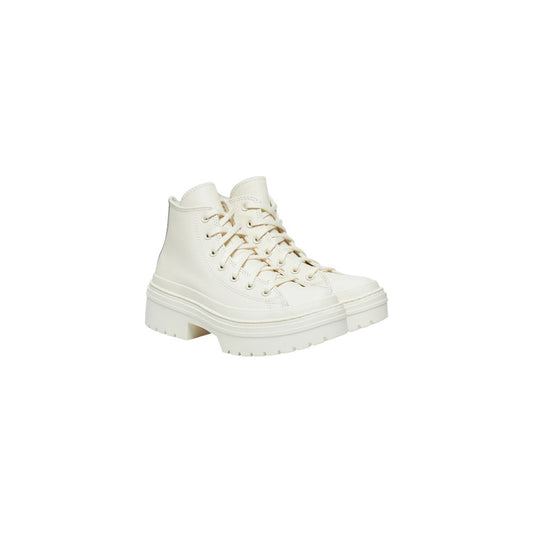 Zapatos de tacón Converse blancos de cuero reciclado
