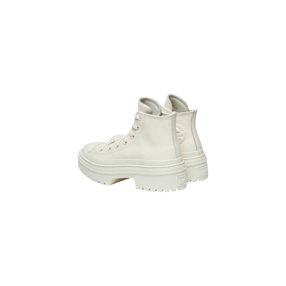 Zapatos de tacón Converse blancos de cuero reciclado