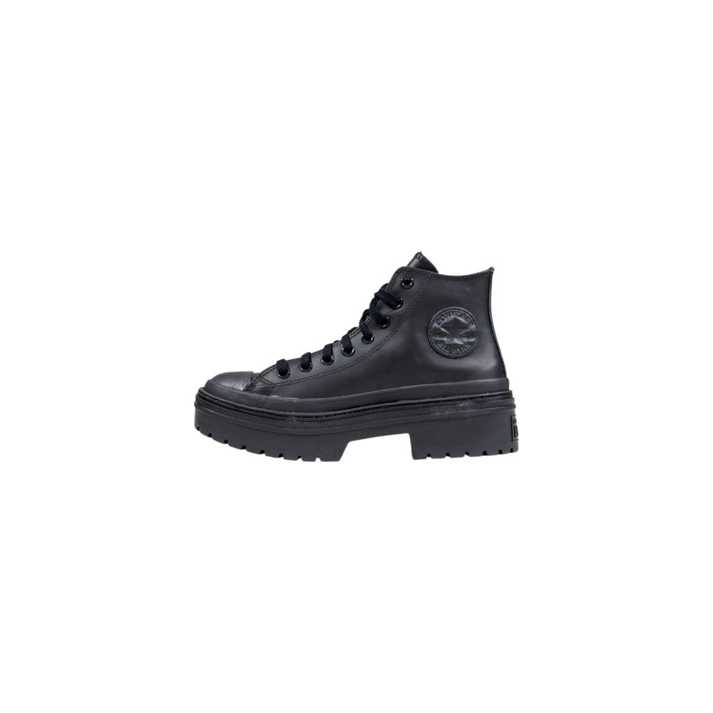 Botines Converse de cuero negro