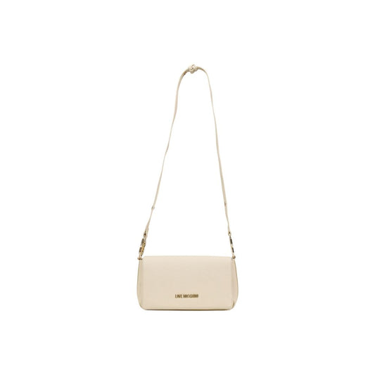 Sac à main Love Moschino beige en polyéthylène