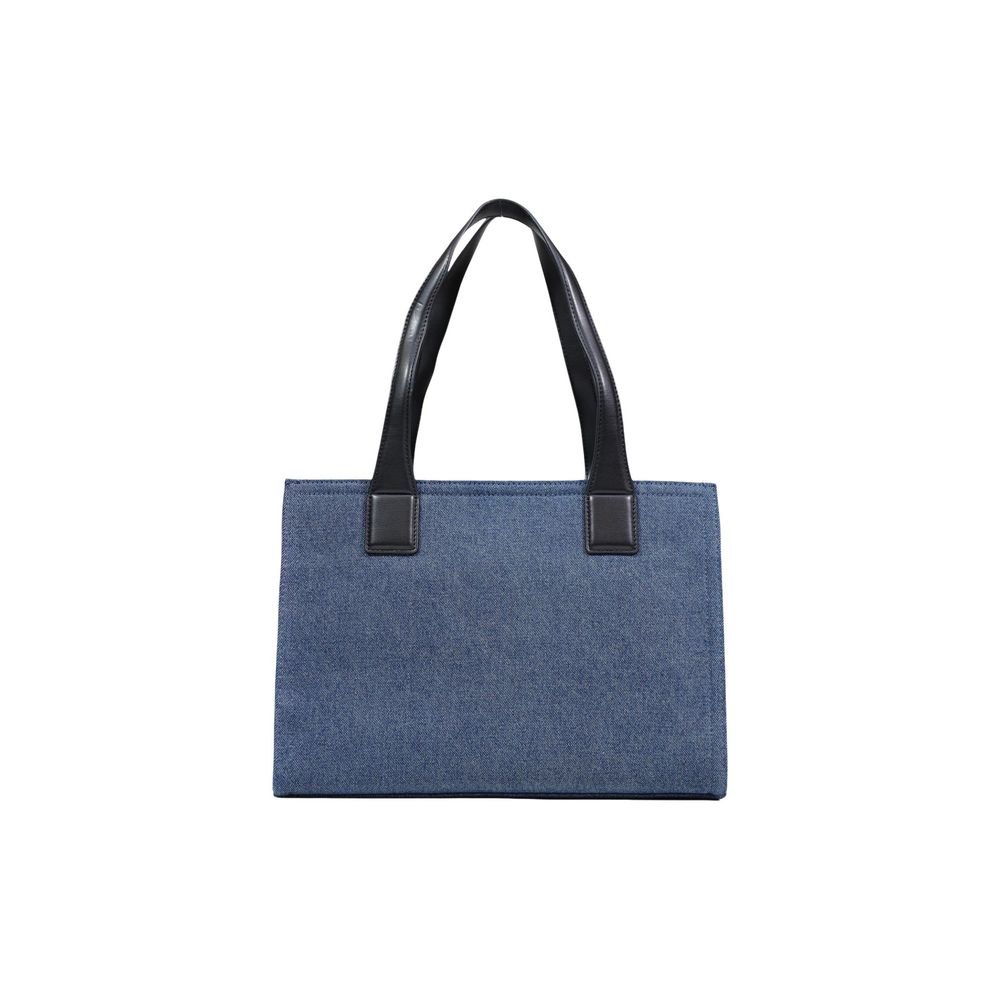 Bolso de mano Love Moschino de algodón azul