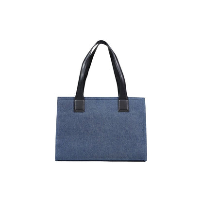 Bolso de mano Love Moschino de algodón azul