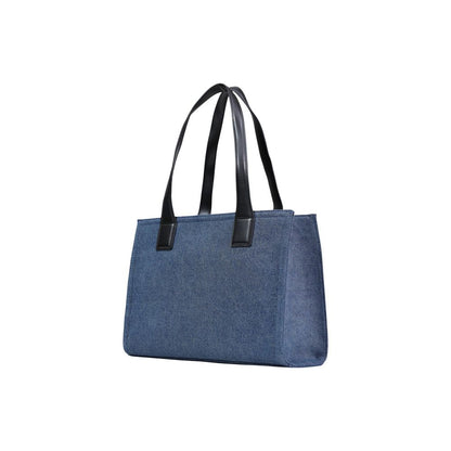 Bolso de mano Love Moschino de algodón azul