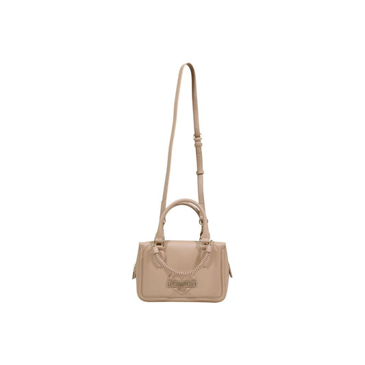 Sac à main Love Moschino beige en polyéthylène
