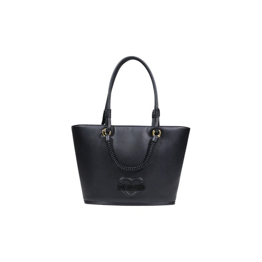 Bolso de mano Love Moschino de polietileno negro