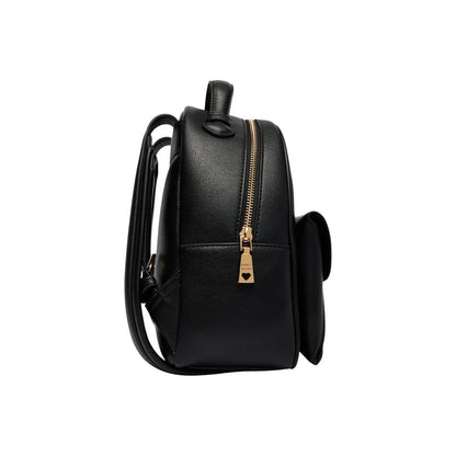 Mochila negra de polietileno Love Moschino