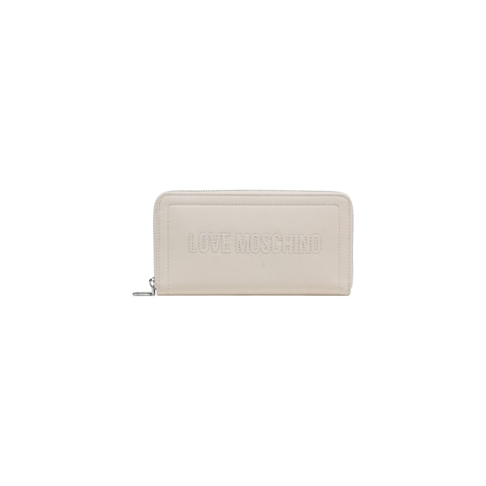 Love Moschino Cartera de polietileno beige