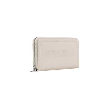 Love Moschino Cartera de polietileno beige