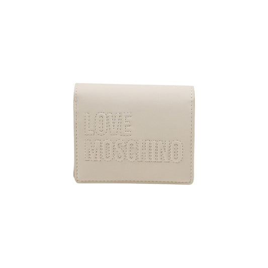 Love Moschino Cartera de polietileno beige
