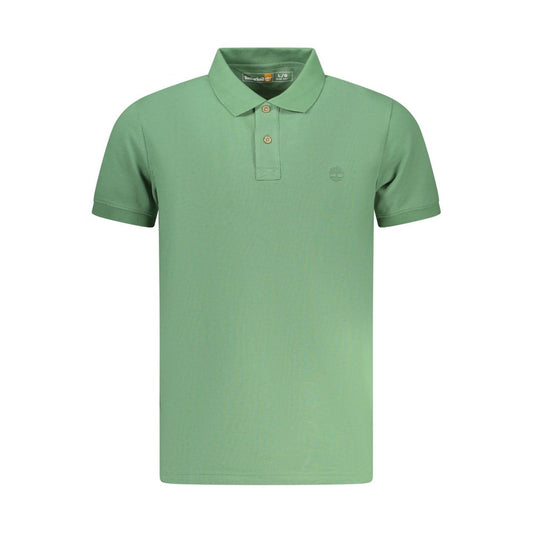 Polo Timberland verde de algodón para hombre