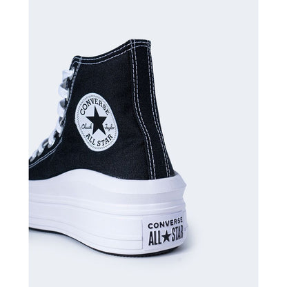 Zapatillas de plataforma Converse de algodón negro