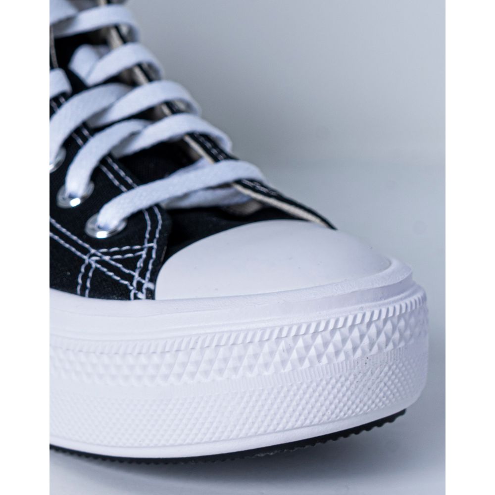 Zapatillas de plataforma Converse de algodón negro