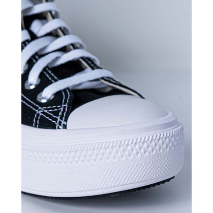 Zapatillas de plataforma Converse de algodón negro