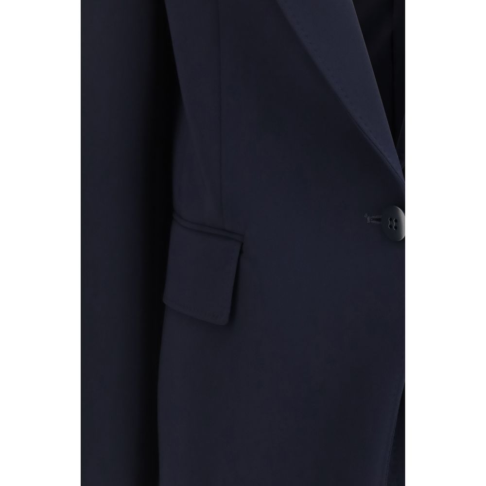 Blazer azul de triacetato Max Mara