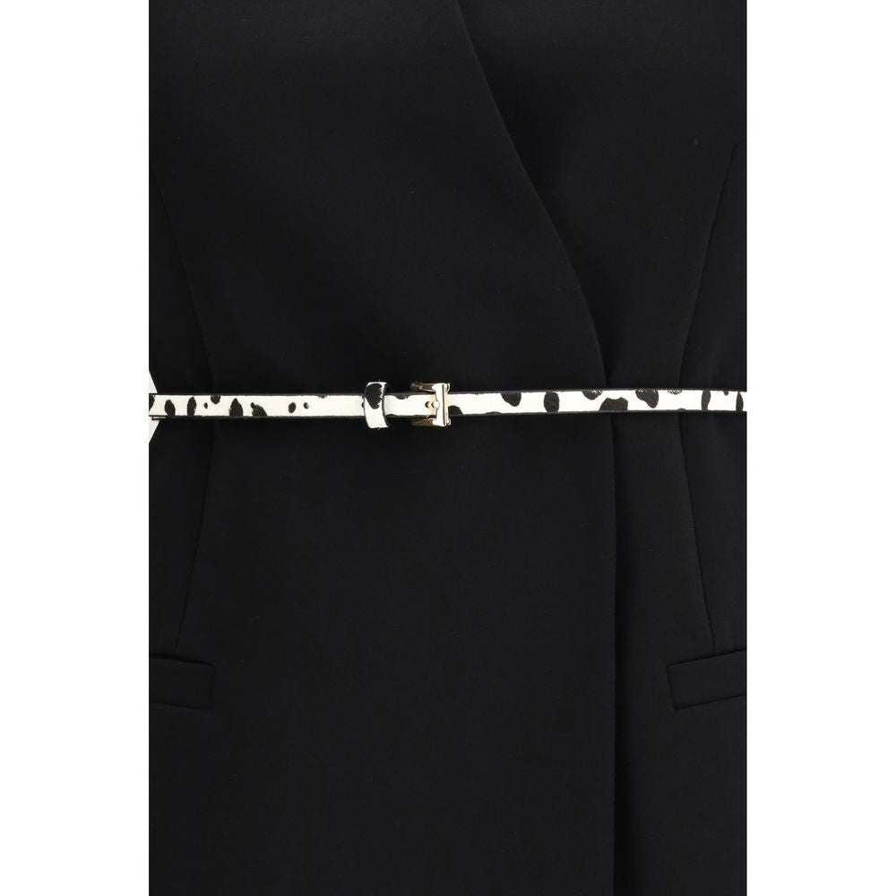 Abrigo de triacetato negro Max Mara