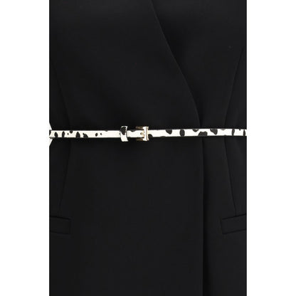 Abrigo de triacetato negro Max Mara