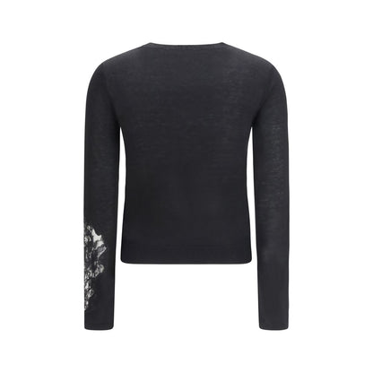 Sudadera de seda negra Max Mara