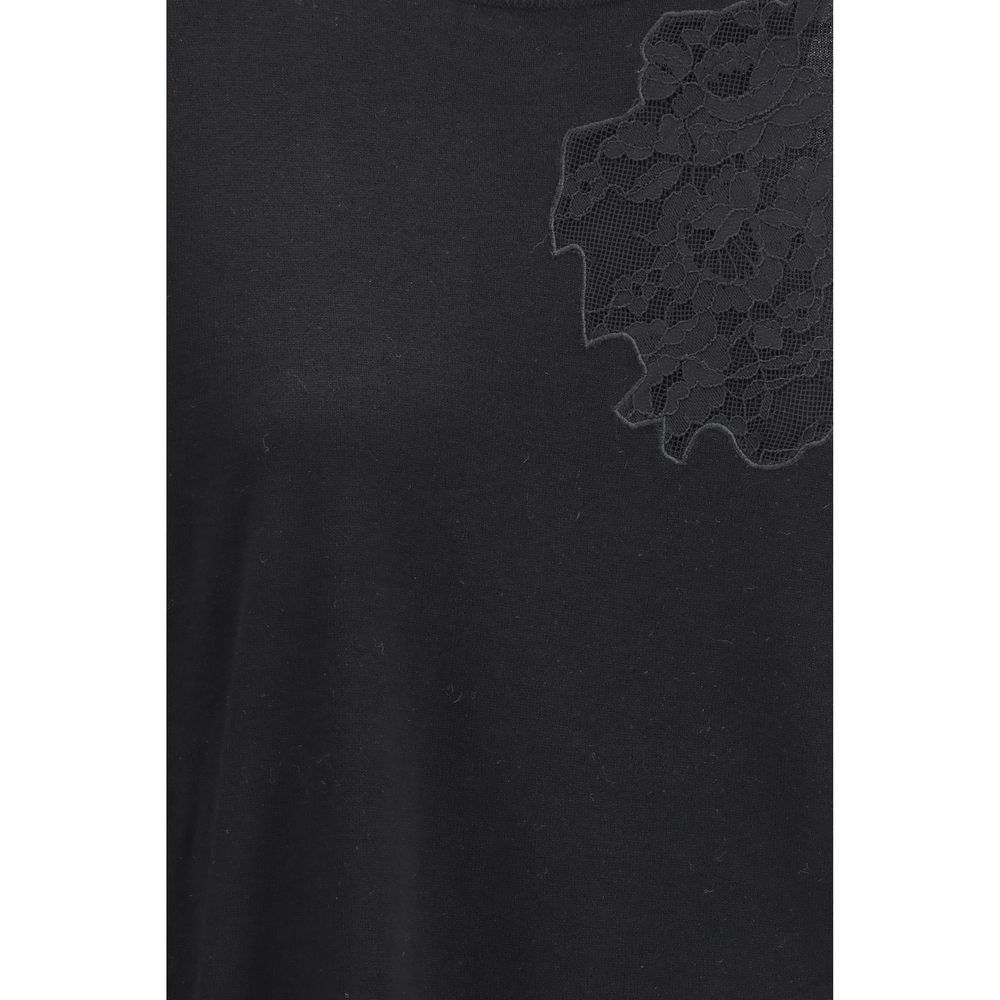 Sudadera de seda negra Max Mara