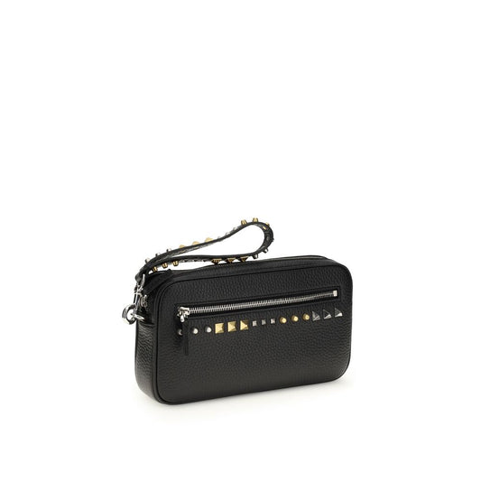 Accesorios Valentino Garavani de piel de becerro negra Bos Taurus