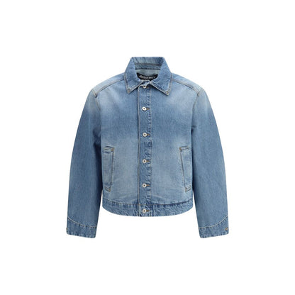 Chaqueta de mezclilla Jacquemus de poliamida azul