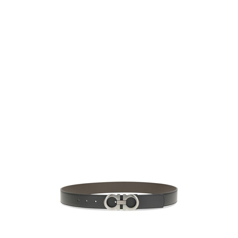 Cinturón Ferragamo Negro De Piel De Becerra Regular Bos Taurus