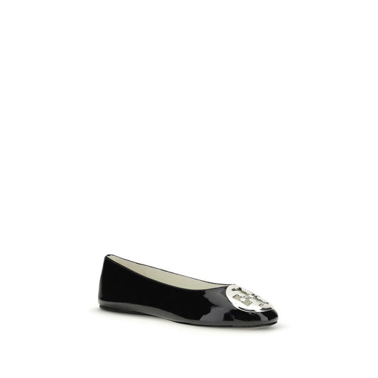 Bailarinas Tory Burch de piel de becerro negra Bos Taurus