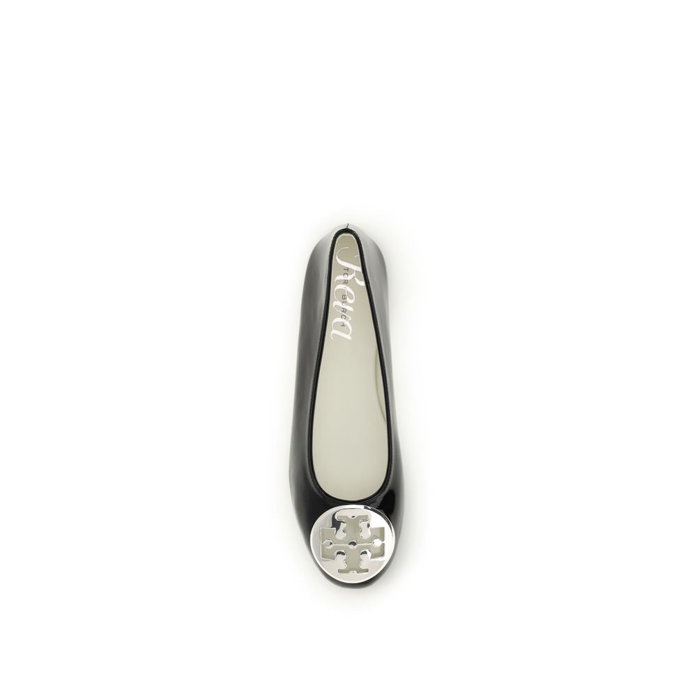 Bailarinas Tory Burch de piel de becerro negra Bos Taurus