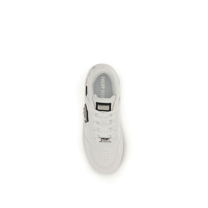 Philipp Plein Zapatillas Deportivas Blancas Piel Bos Taurus