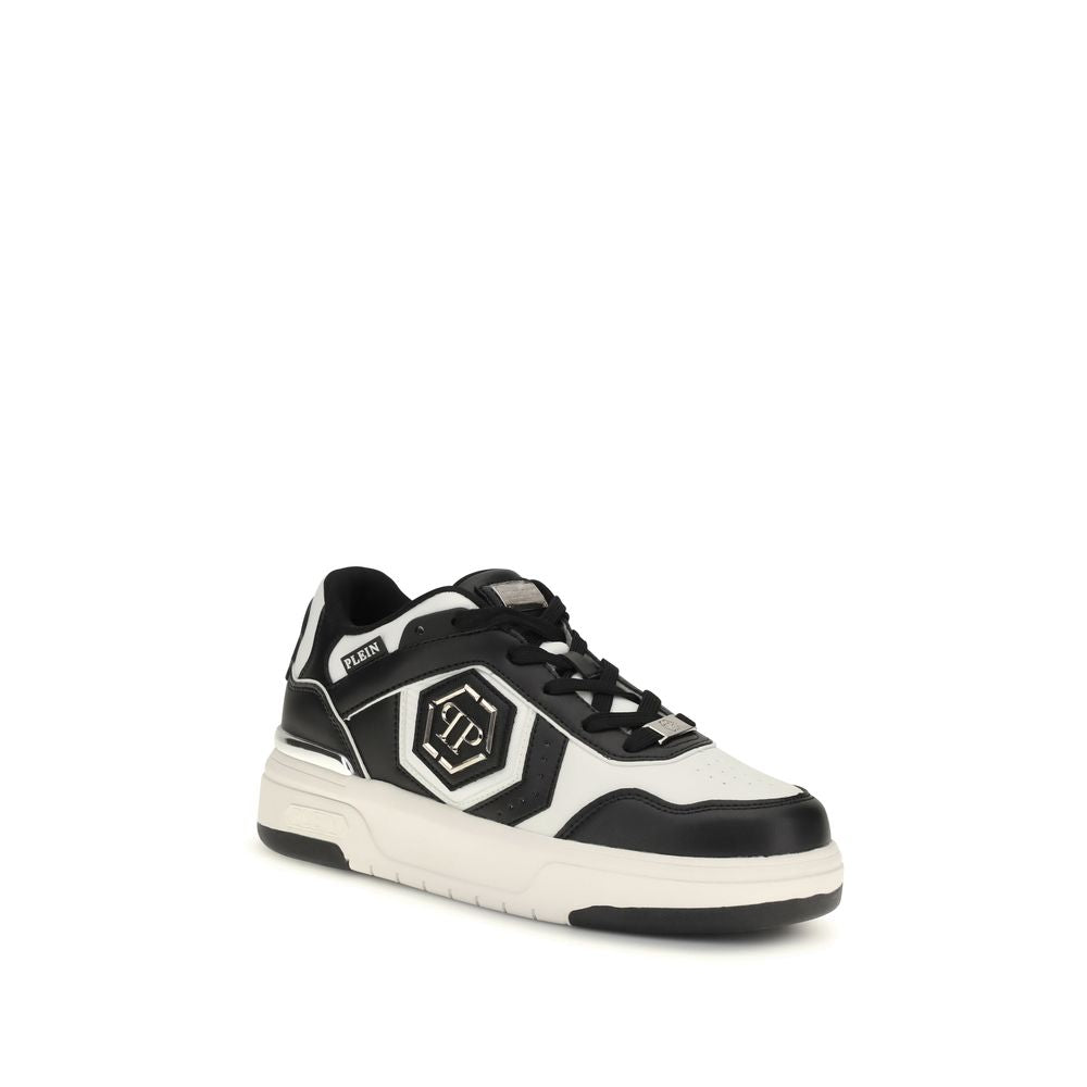 Zapatillas deportivas Philipp Plein de piel de becerro negra Bos Taurus