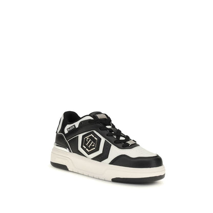 Zapatillas deportivas Philipp Plein de piel de becerro negra Bos Taurus