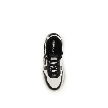 Zapatillas deportivas Philipp Plein de piel de becerro negra Bos Taurus