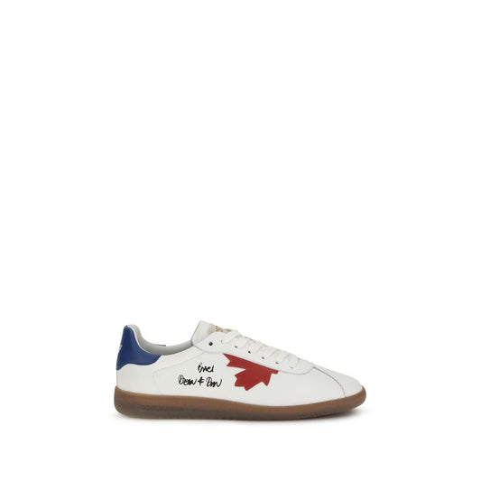 Zapatillas deportivas gruesas Dsquared² de piel de becerro blanca Bos Taurus