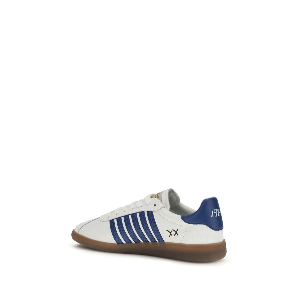 Zapatillas deportivas gruesas Dsquared² de piel de becerro blanca Bos Taurus