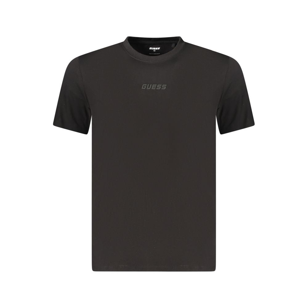 Camiseta de hombre Guess Jeans de algodón orgánico negra