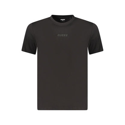 Camiseta de hombre Guess Jeans de algodón orgánico negra