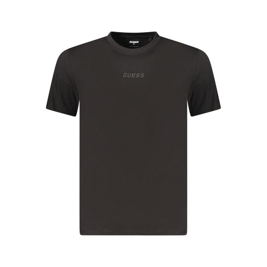 Camiseta de hombre Guess Jeans de algodón orgánico negra