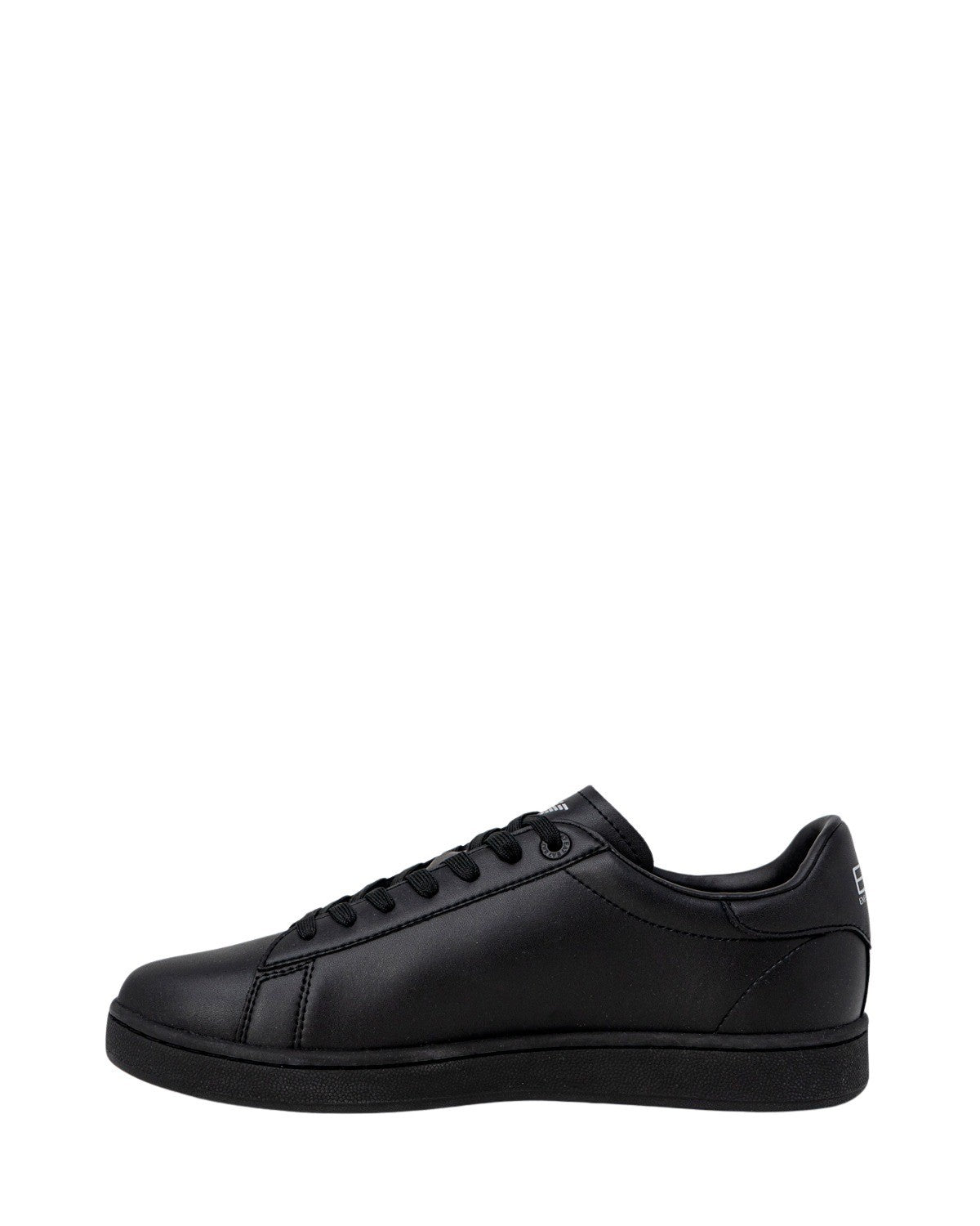EA7 Emporio Armani Black Polyester Low-Top Sneakers