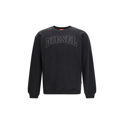 Sudadera Diesel de algodón negra