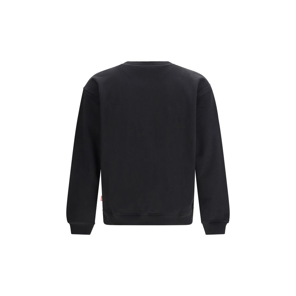 Sudadera Diesel de algodón negra