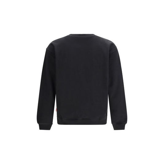 Sudadera Diesel de algodón negra