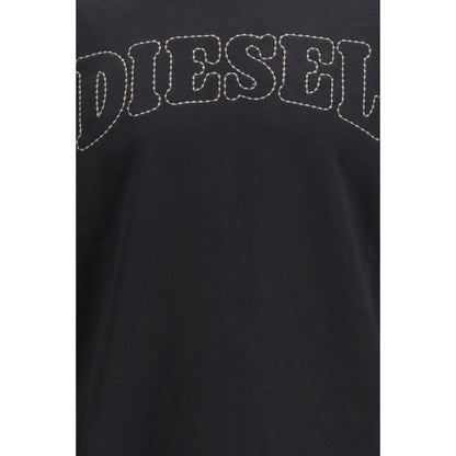 Sudadera Diesel de algodón negra