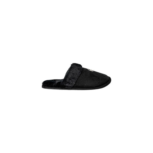 Pantuflas Ralph Lauren de poliéster negro