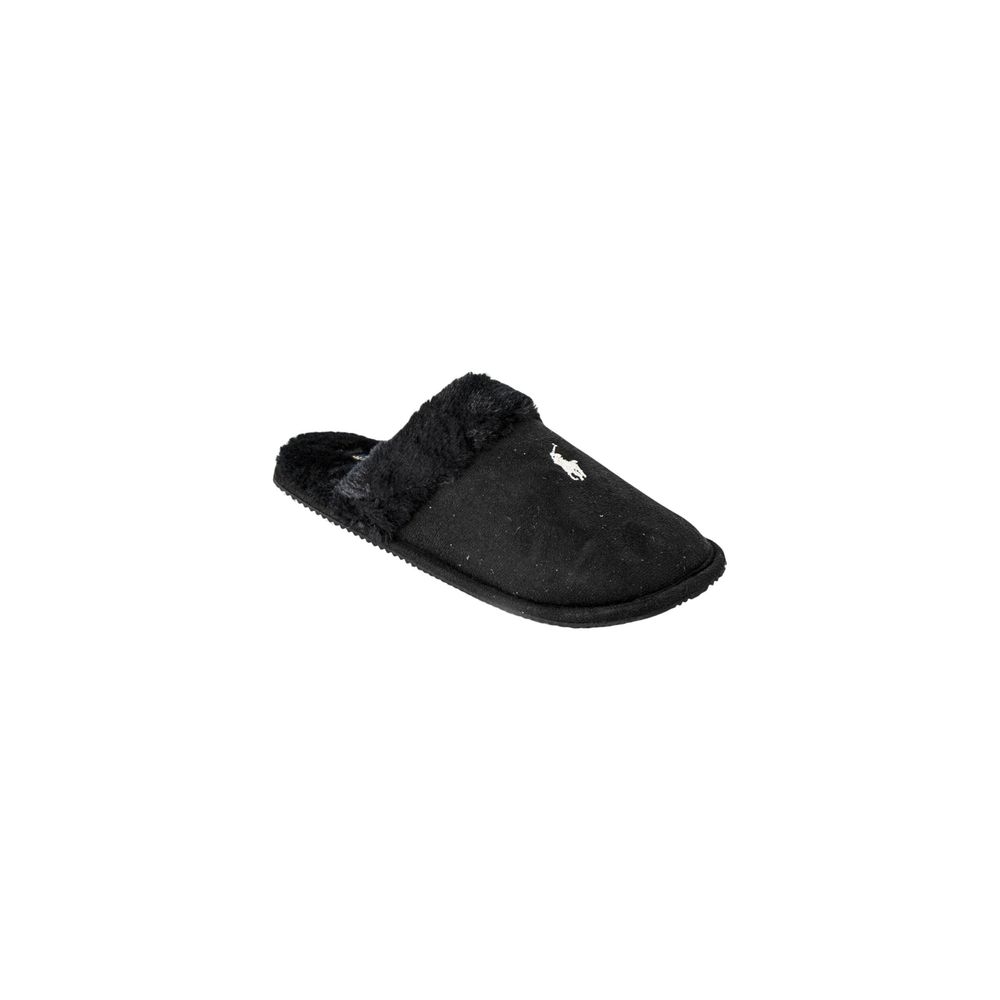 Pantuflas Ralph Lauren de poliéster negro