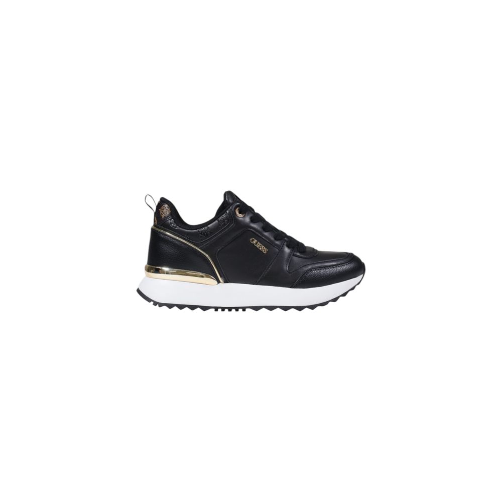 Zapatillas bajas de polietileno negras Guess