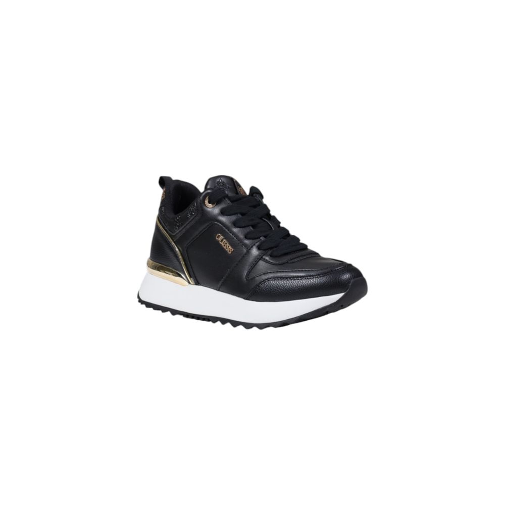 Zapatillas bajas de polietileno negras Guess