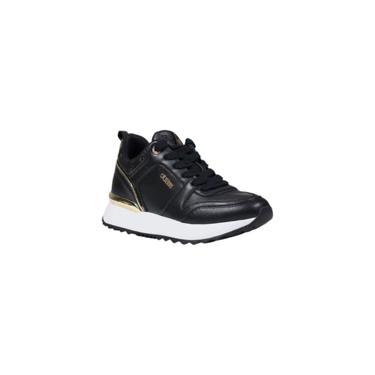 Zapatillas bajas de polietileno negras Guess