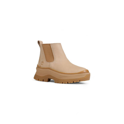Timberland Beige Suede Ankle Boots with a Firm, Comfortable Sole