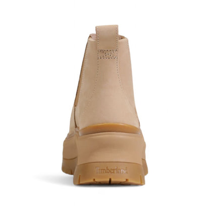 Timberland Beige Suede Ankle Boots with a Firm, Comfortable Sole