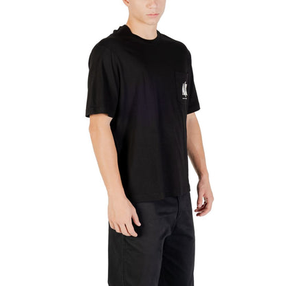 Armani Exchange Xm000366 Black Cotton Sportswear